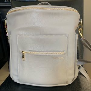 Fawn Design Gray Baby Bag